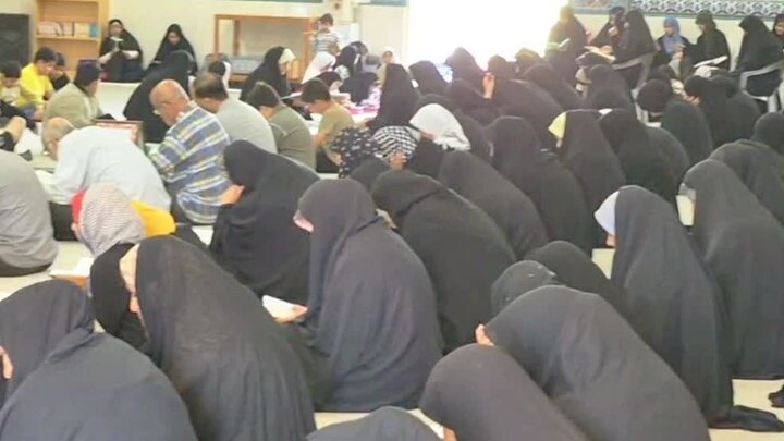 تصاویر/ مراسم ترتیل خوانی شمیم بهشت در بخش امام حسن