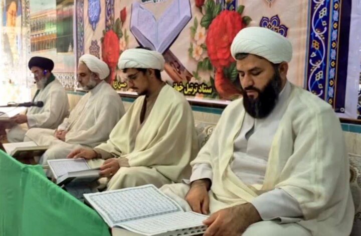 تصاویر/ مراسم ترتیل خوانی شمیم بهشت در بخش امام حسن