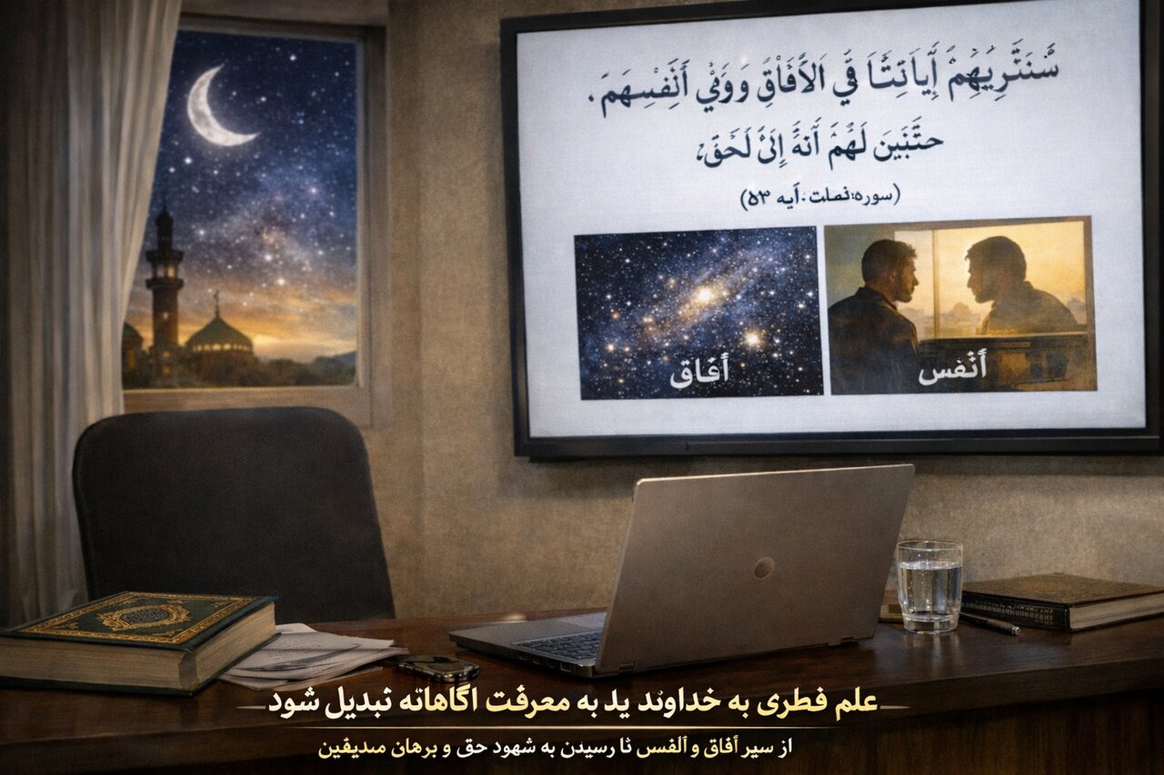 علم فطری به خداوند باید به معرفت آگاهانه تبدیل شود