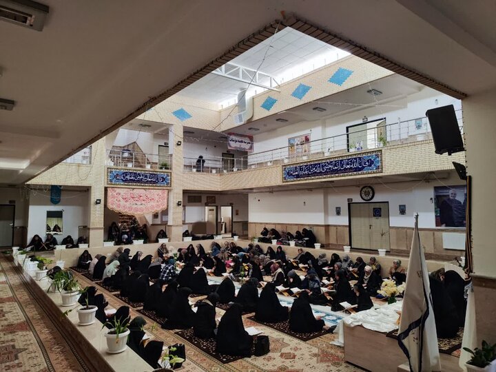 تصاویر/ مراسم جمع خوانی قرآن کریم در حوزه علمیه ریحانه الرسول(س) ارومیه