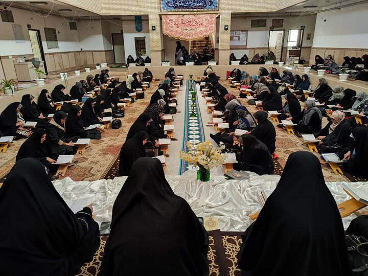 تصاویر/ مراسم جمع خوانی قرآن کریم در حوزه علمیه ریحانه الرسول(س) ارومیه