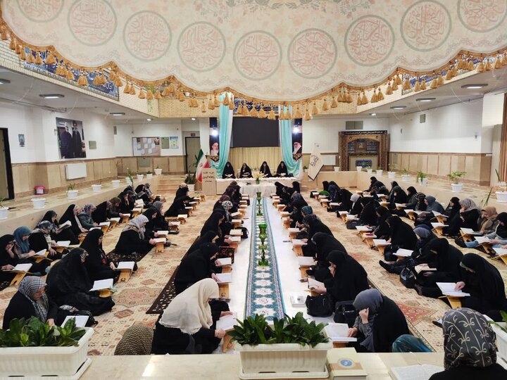 تصاویر/ مراسم جمع خوانی قرآن کریم در حوزه علمیه ریحانه الرسول(س) ارومیه
