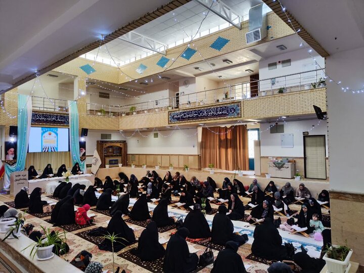 تصاویر/ مراسم جمع خوانی قرآن کریم در حوزه علمیه ریحانه الرسول(س) ارومیه