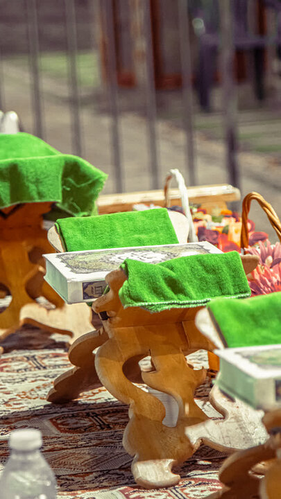 تصاویر/ جزء خوانی قرآن کریم به روش حفظ خوانی در نجف ایران