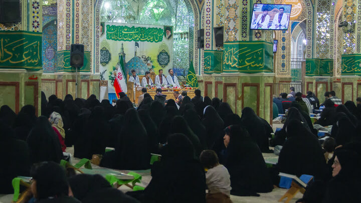 تصاویر/ جزء خوانی قرآن کریم به روش حفظ خوانی در نجف ایران