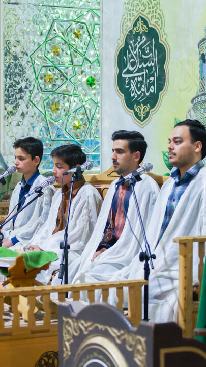 تصاویر/ جزء خوانی قرآن کریم به روش حفظ خوانی در نجف ایران