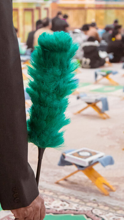 تصاویر/ جزء خوانی قرآن کریم به روش حفظ خوانی در نجف ایران