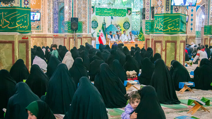 تصاویر/ جزء خوانی قرآن کریم به روش حفظ خوانی در نجف ایران