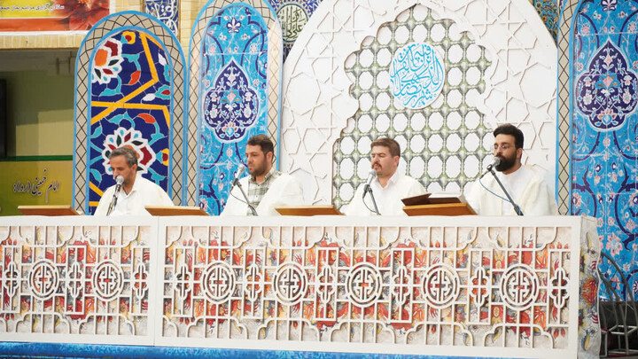 تصاویر/ جزء خوانی قرآن‌ کریم در حسینیه امام خمینی(ره) همدان
