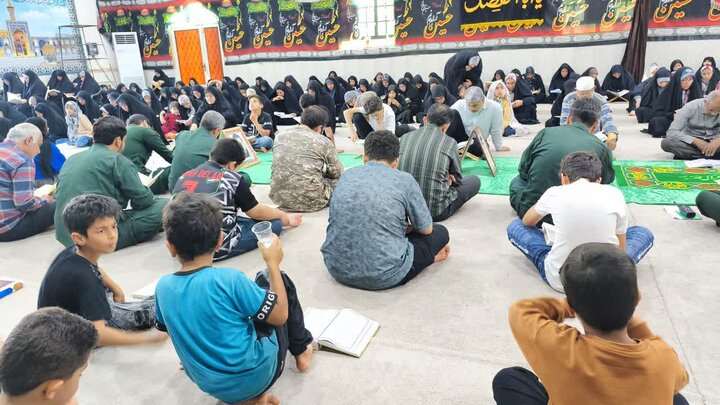 تصاویر/ پنجمین روز ترتیل‌خوانی قرآن در شهر امام حسن