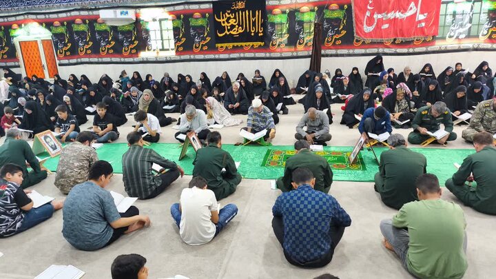 تصاویر/ پنجمین روز ترتیل‌خوانی قرآن در شهر امام حسن