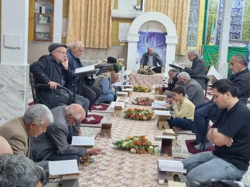 تصاویر/ مراسم جزء خوانی قرآن کریم در شهرستان بدره