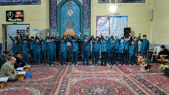 تصاویر/ محفل انس با قرآن در مسجد علی بن ابی طالب (ع) میاندوآب