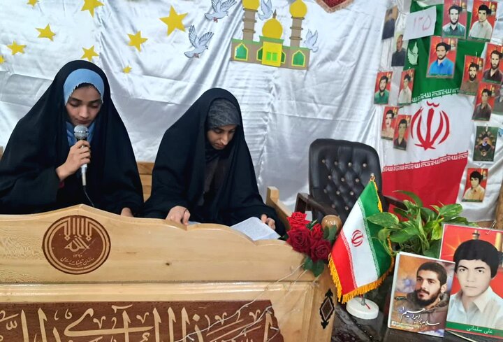 تصاویر/ ششمین روز ترتیل‌خوانی دختران دوراهک