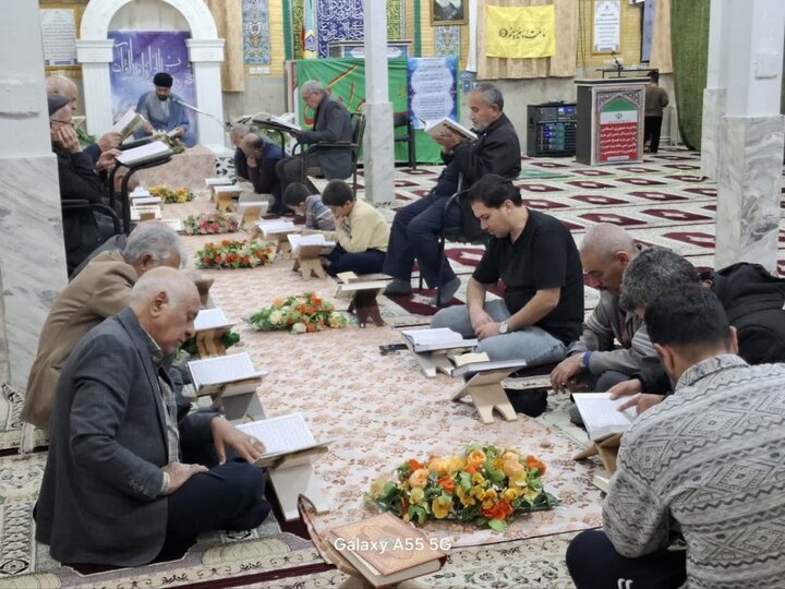 تصاویر/مراسم جزء خوانی قرآن کریم در شهرستان بدره