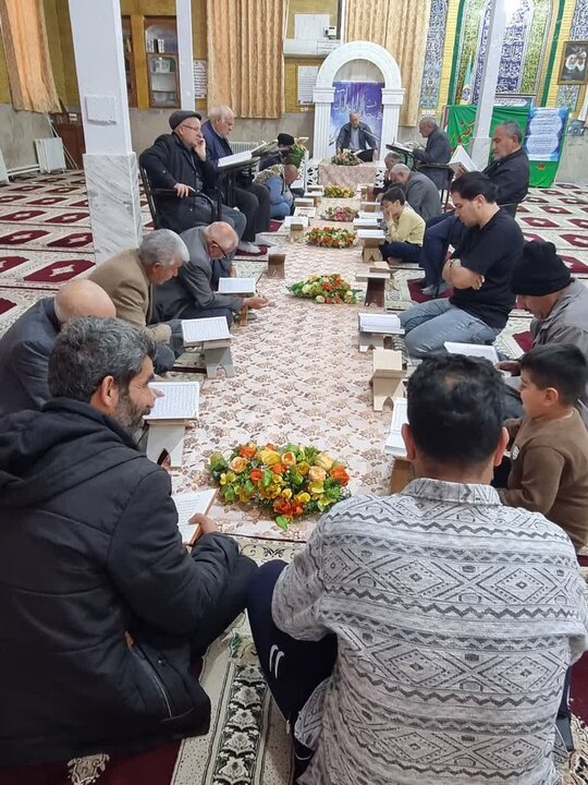 تصاویر/مراسم جزء خوانی قرآن کریم در شهرستان بدره