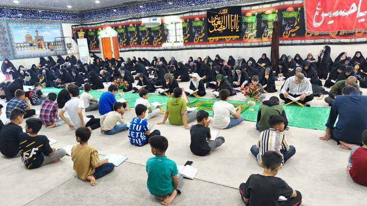 تصاویر/ ششمین روز ترتیل‌خوانی قرآن در شهر امام حسن