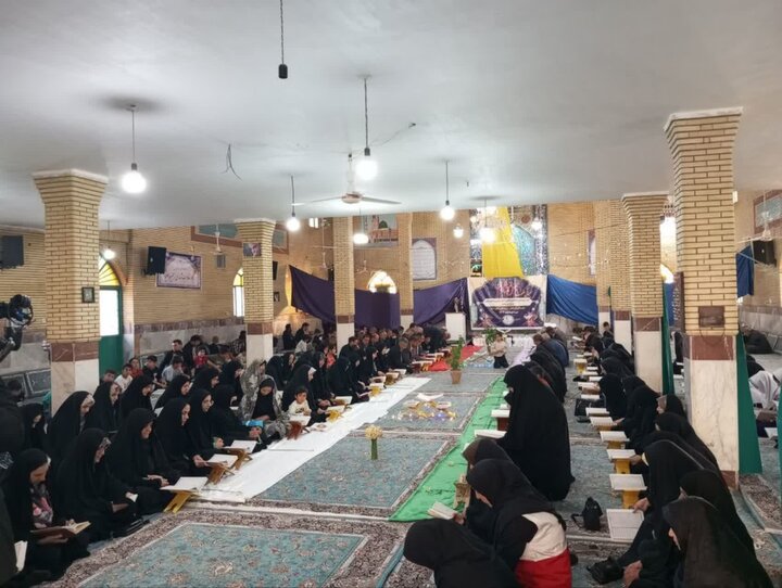 تصاویر/محفل جزء خوانی قران در روستای زنجیره علیا