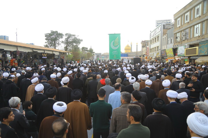 تصاویر / مراسم تشییع پیکر آیت الله حاج شیخ محمدرضا مامقانی