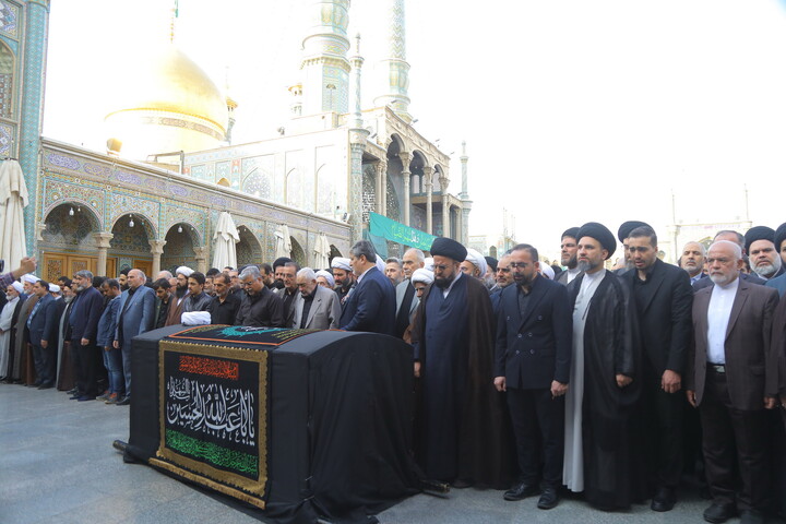 تصاویر / مراسم تشییع پیکر آیت الله حاج شیخ محمدرضا مامقانی