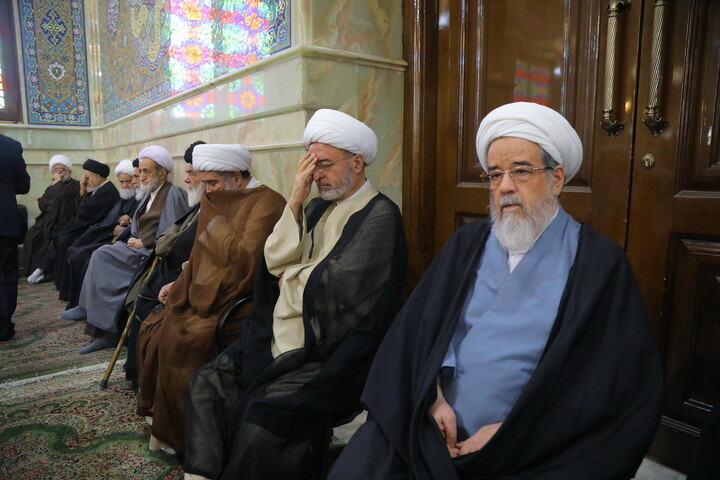 تصاویر / مراسم تشییع پیکر آیت الله حاج شیخ محمدرضا مامقانی