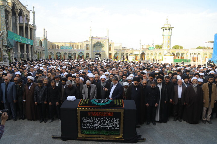 تصاویر / مراسم تشییع پیکر آیت الله حاج شیخ محمدرضا مامقانی