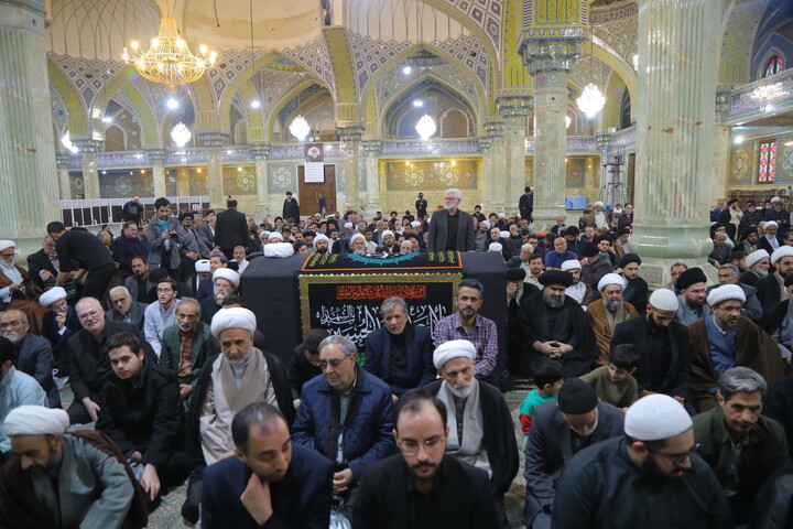 تصاویر / مراسم تشییع پیکر آیت الله حاج شیخ محمدرضا مامقانی