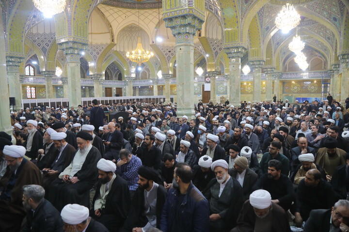 تصاویر / مراسم تشییع پیکر آیت الله حاج شیخ محمدرضا مامقانی