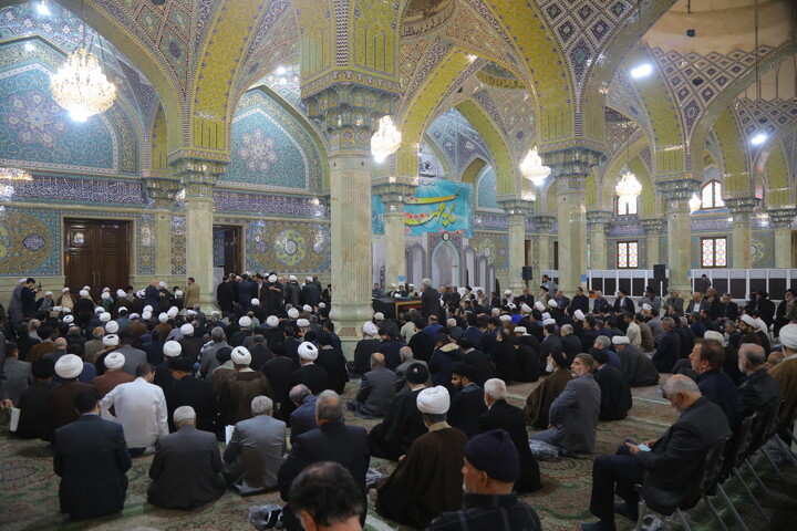 تصاویر / مراسم تشییع پیکر آیت الله حاج شیخ محمدرضا مامقانی