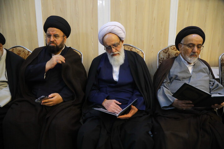 تصاویر / مراسم ترحیم مرحوم حاج شیخ محمدرضا مامقانی