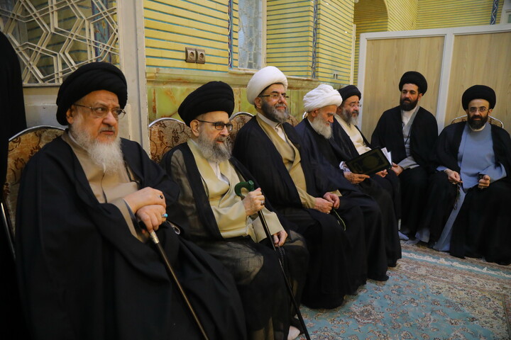 تصاویر / مراسم ترحیم مرحوم حاج شیخ محمدرضا مامقانی