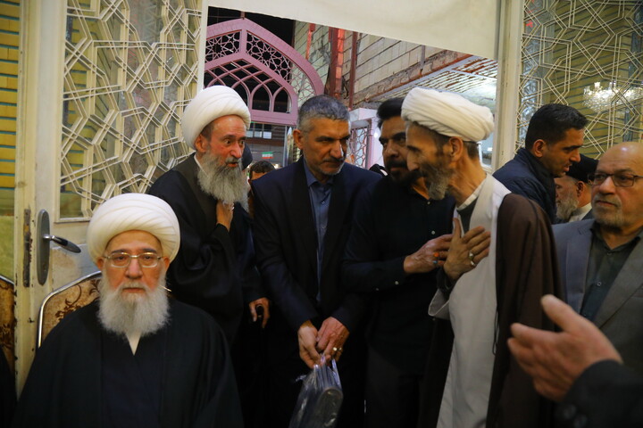 تصاویر / مراسم ترحیم مرحوم حاج شیخ محمدرضا مامقانی