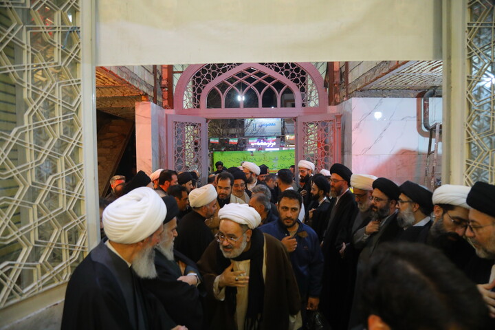 تصاویر / مراسم ترحیم مرحوم حاج شیخ محمدرضا مامقانی