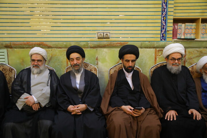 تصاویر / مراسم ترحیم مرحوم حاج شیخ محمدرضا مامقانی