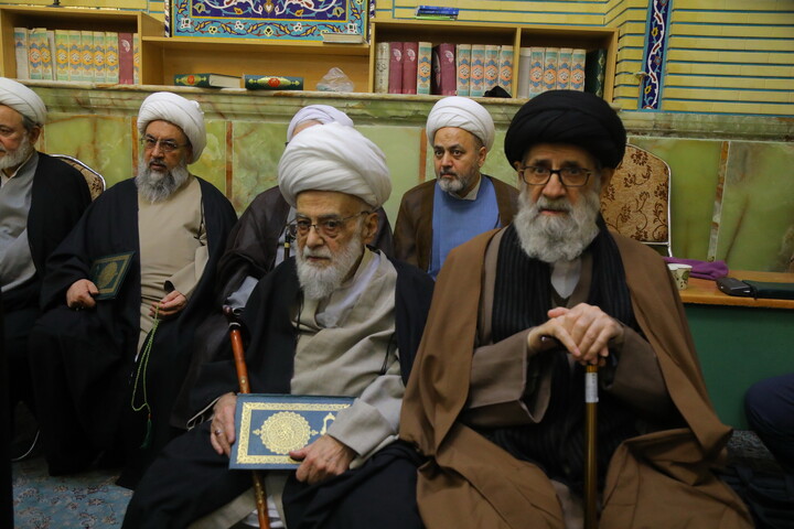 تصاویر / مراسم ترحیم مرحوم حاج شیخ محمدرضا مامقانی