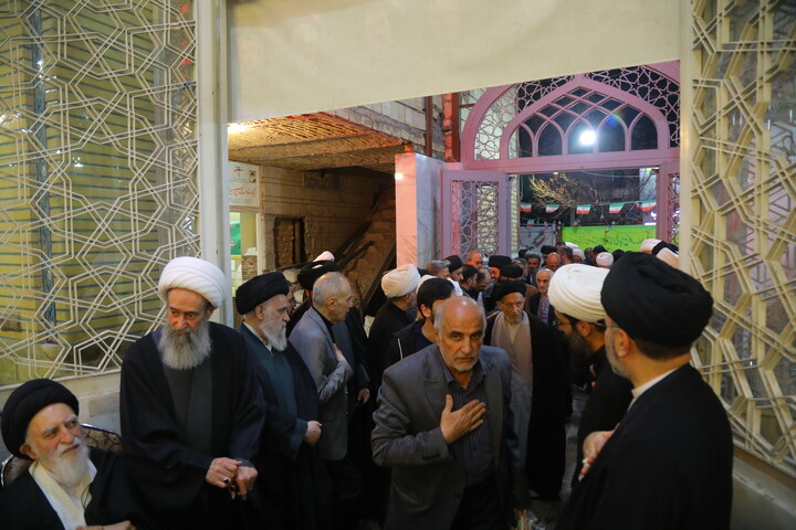 تصاویر / مراسم ترحیم مرحوم حاج شیخ محمدرضا مامقانی