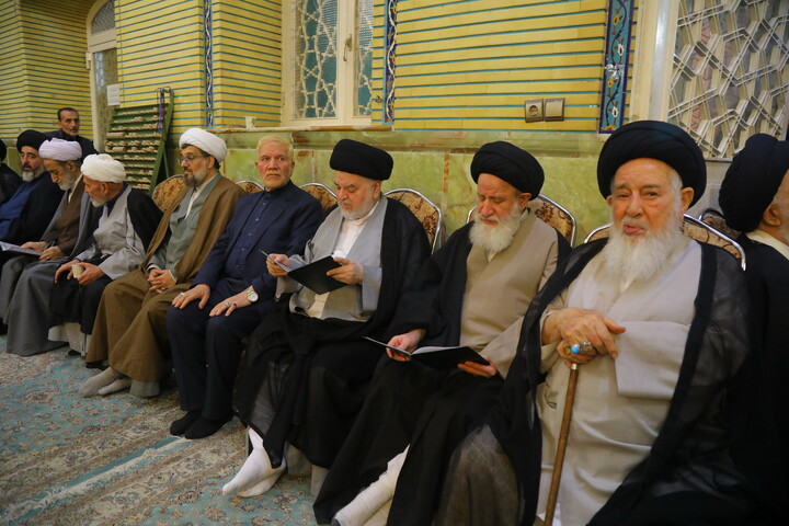 تصاویر / مراسم ترحیم مرحوم حاج شیخ محمدرضا مامقانی