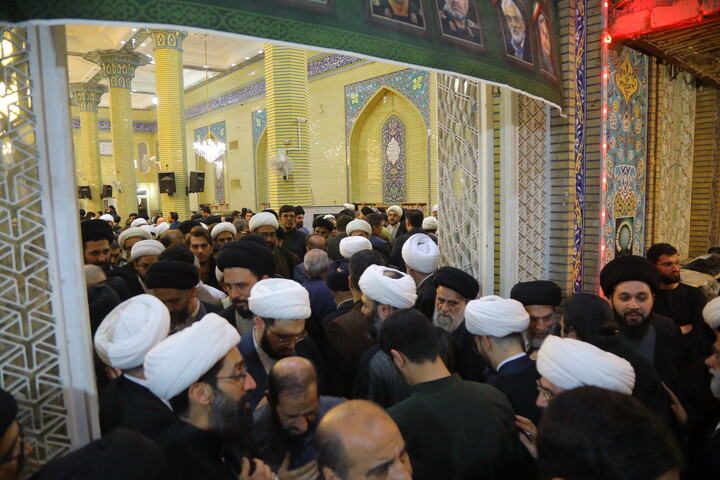 تصاویر / مراسم ترحیم مرحوم حاج شیخ محمدرضا مامقانی