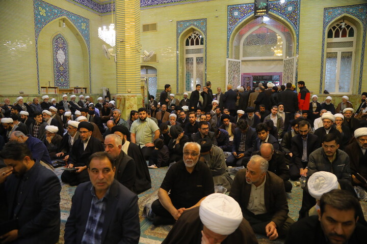 تصاویر / مراسم ترحیم مرحوم حاج شیخ محمدرضا مامقانی