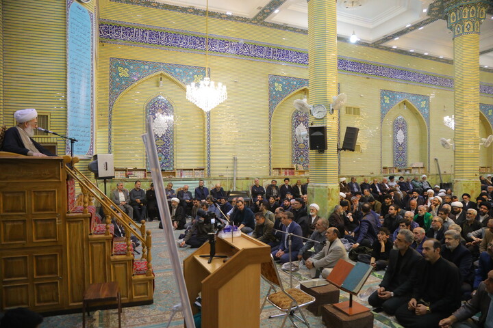 تصاویر / مراسم ترحیم مرحوم حاج شیخ محمدرضا مامقانی