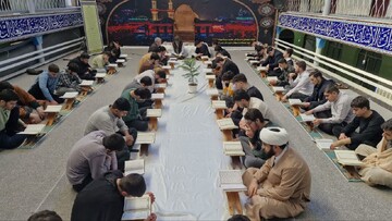 تصاویر/ مراسم جزء خوانی قرآن کریم در مدرسه علمیه امام محمد باقر (ع) پارس آباد