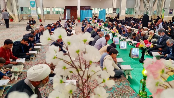 تصاویر/ محفل جزءخوانی قرآن کریم در شهر رابر