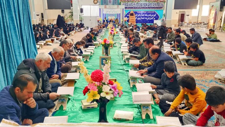 تصاویر/ محفل جزءخوانی قرآن کریم در شهر رابر