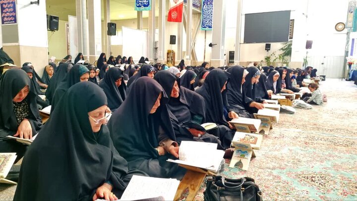 تصاویر/ محفل جزءخوانی قرآن کریم در شهر رابر