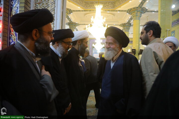 مراسم تأبين آية الله الشيخ محمد رضا المامقاني في قم