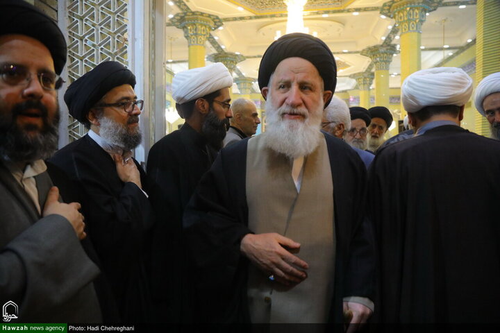 مراسم تأبين آية الله الشيخ محمد رضا المامقاني في قم