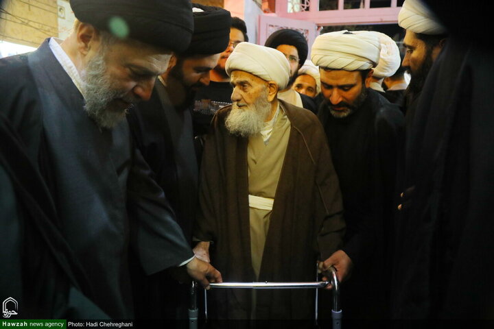 مراسم تأبين آية الله الشيخ محمد رضا المامقاني في قم