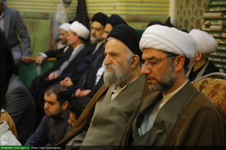 مراسم تأبين آية الله الشيخ محمد رضا المامقاني في قم