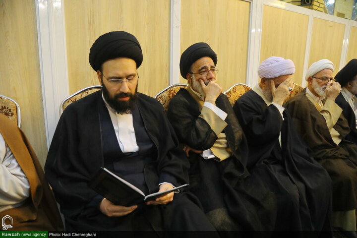 مراسم تأبين آية الله الشيخ محمد رضا المامقاني في قم