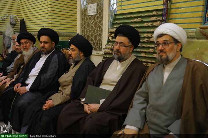 مراسم تأبين آية الله الشيخ محمد رضا المامقاني في قم